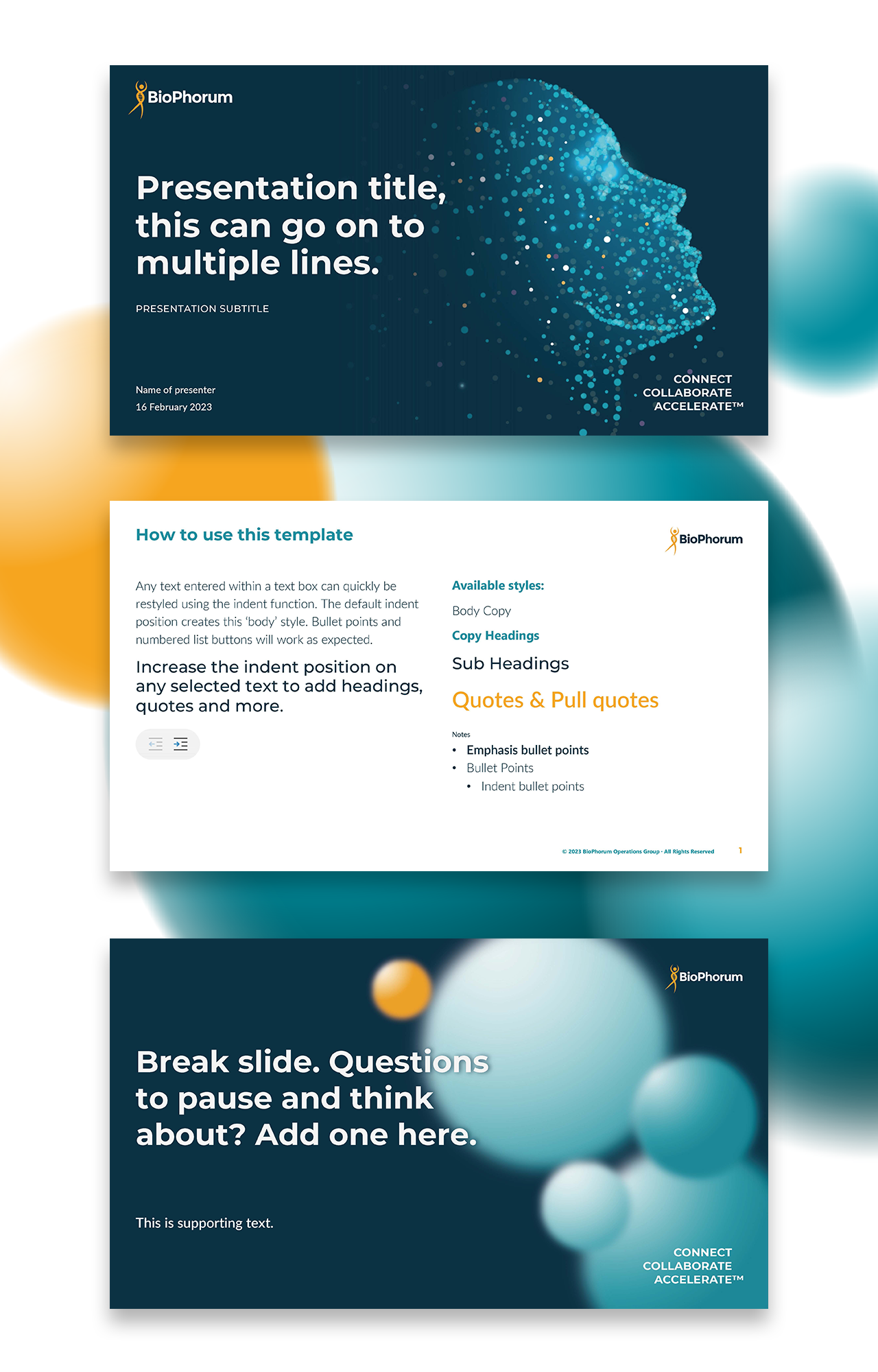 Presentation template